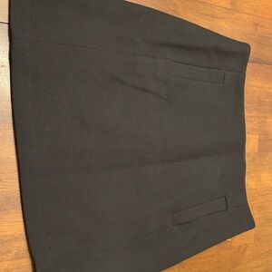 Banana Republic Textured Black Skirt